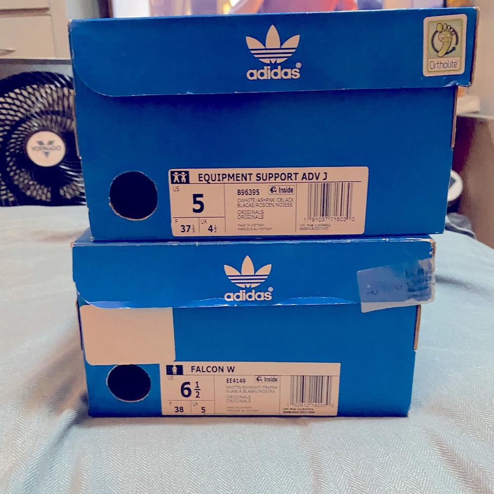 2 pair of Adidas size 7.5